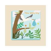 New Baby Boy Stork